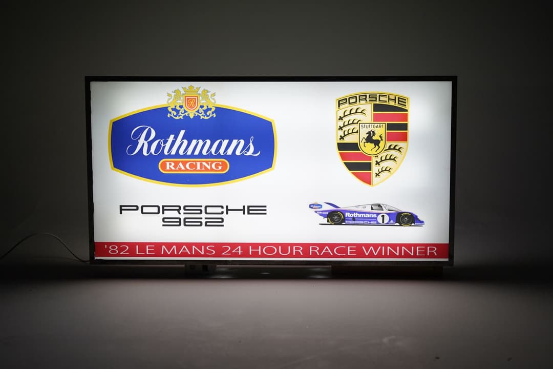 Porsche Rothmans Racing - Wall Sign