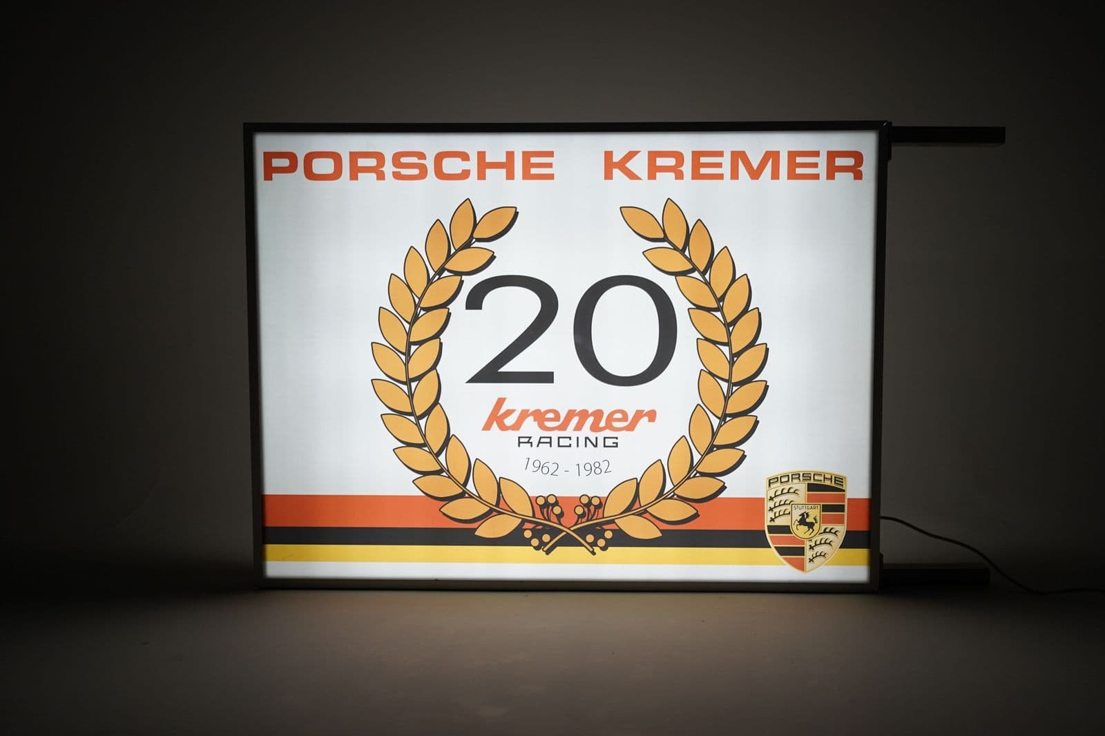 Porsche Kremer Racing Wall Sign - Illuminated