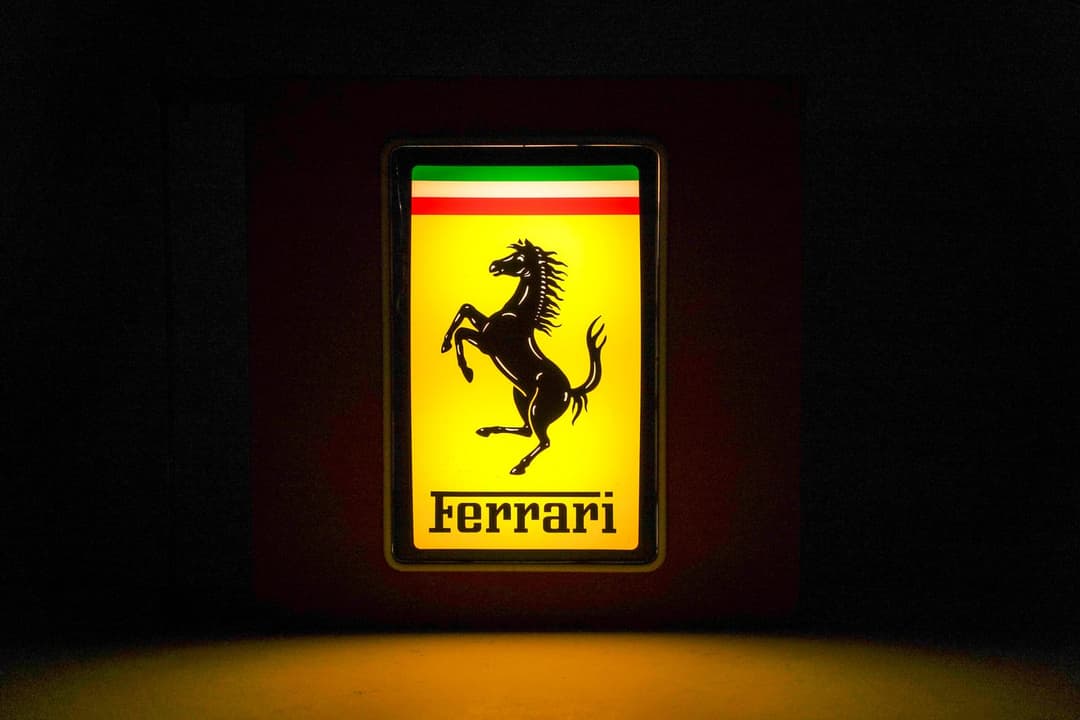 Ferrari - Double sided wall sign